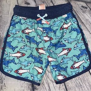Kids Cat & Jack Shark Swim Trunks